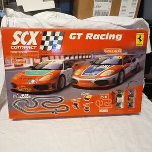 SCX Compact 2006 1:43 Racing Set with 3 Extra Track Boxes and 6 Track Cars